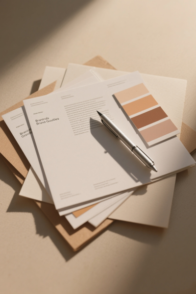 Stack of Branding Papers Stack of Branding Papers